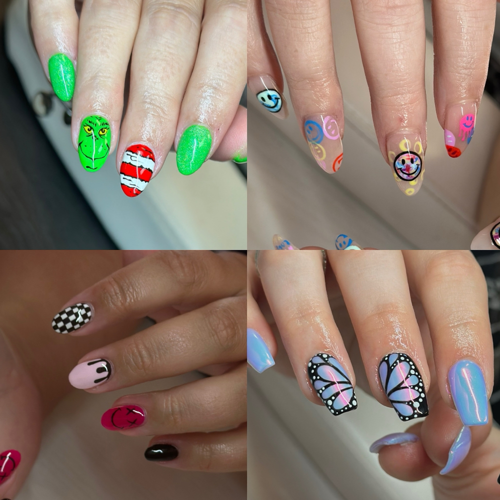 Full Set (DETAILED Nail Art)