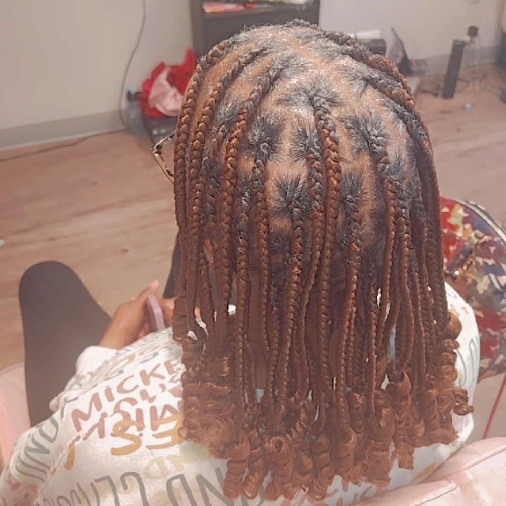 Braided Bob at Butterfly Beauty braid lounge in York, PA