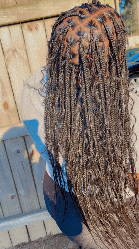 Medium Boho Butt Length at NitaMay Braids in Cartersville, GA