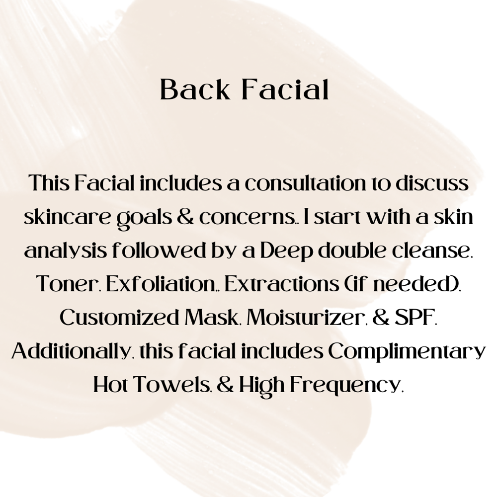 Back Facial