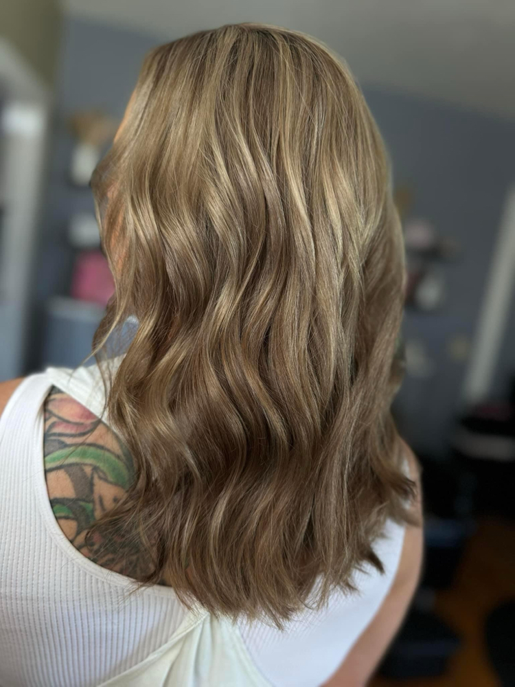 Root Touchup + Partial Foil (long)