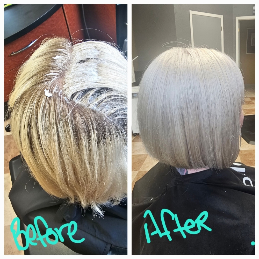 Bleach Retouch at Kaylee Edwards in Worthington, MN