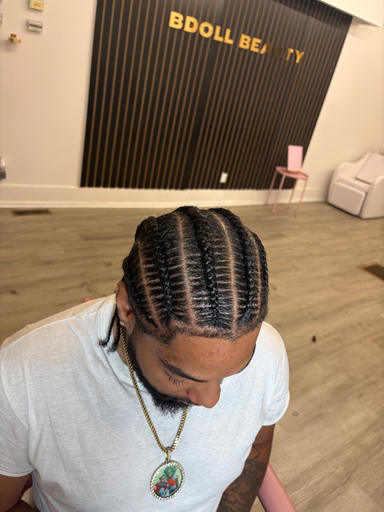 Stitch Braids at Sacred Locs in Rochester, NY