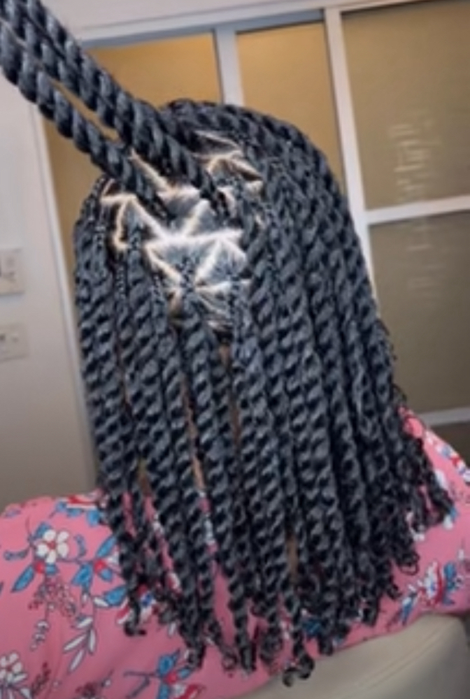 Kinky Twist-Shoulder Length