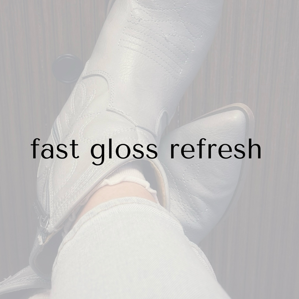 ECO MENU fast gloss refresh