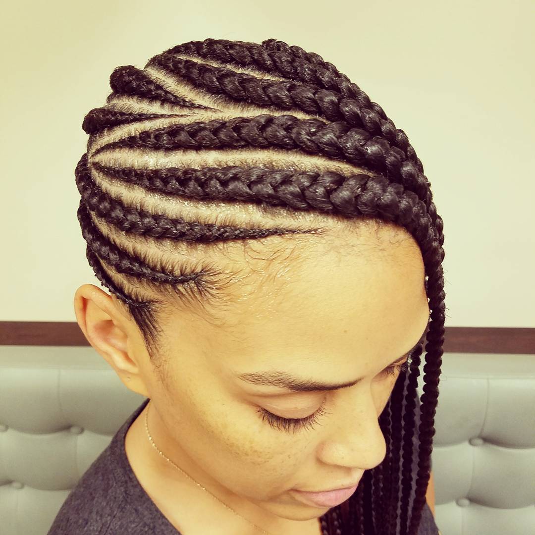 Med Side braids