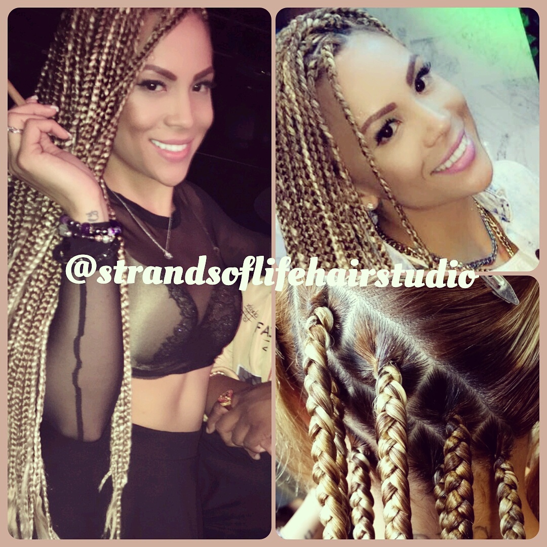 Medium Box Braids