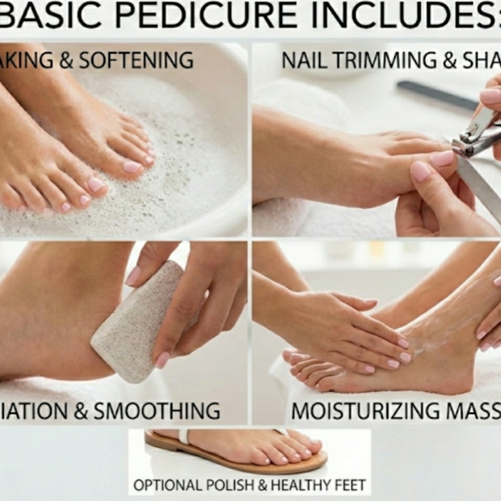 Basic  Pedicure at Nails by Lisa in Winter Haven, FL