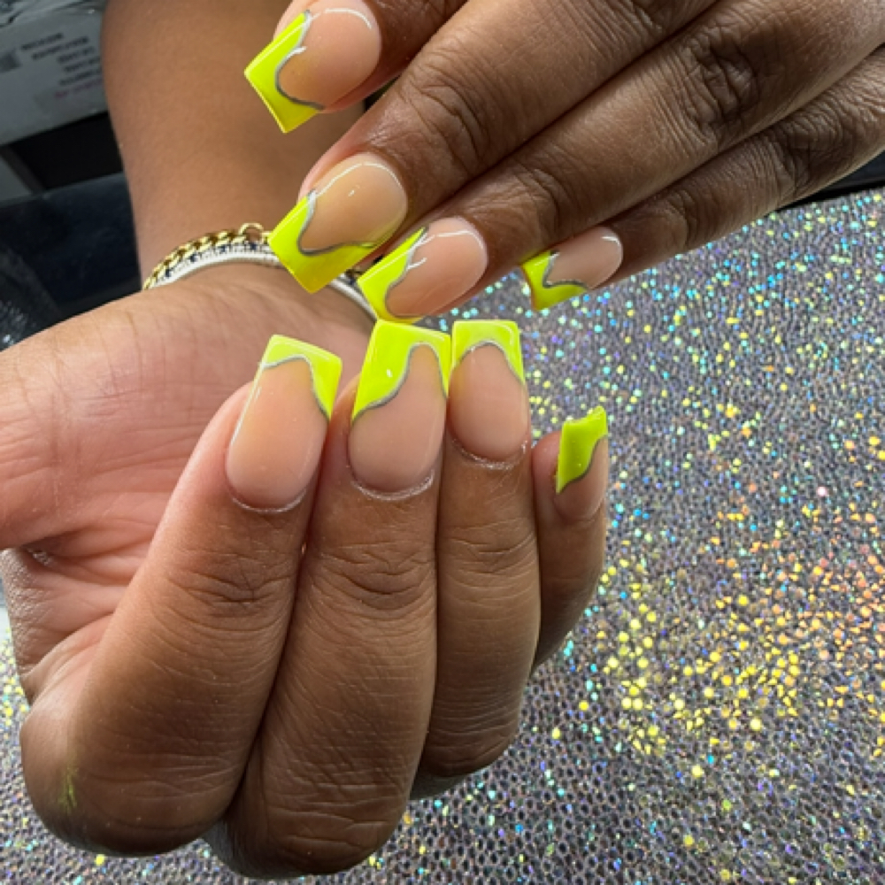 Fill In Color Acrylic at Kings & Queens Nails & Spa LLC in Sandusky, OH
