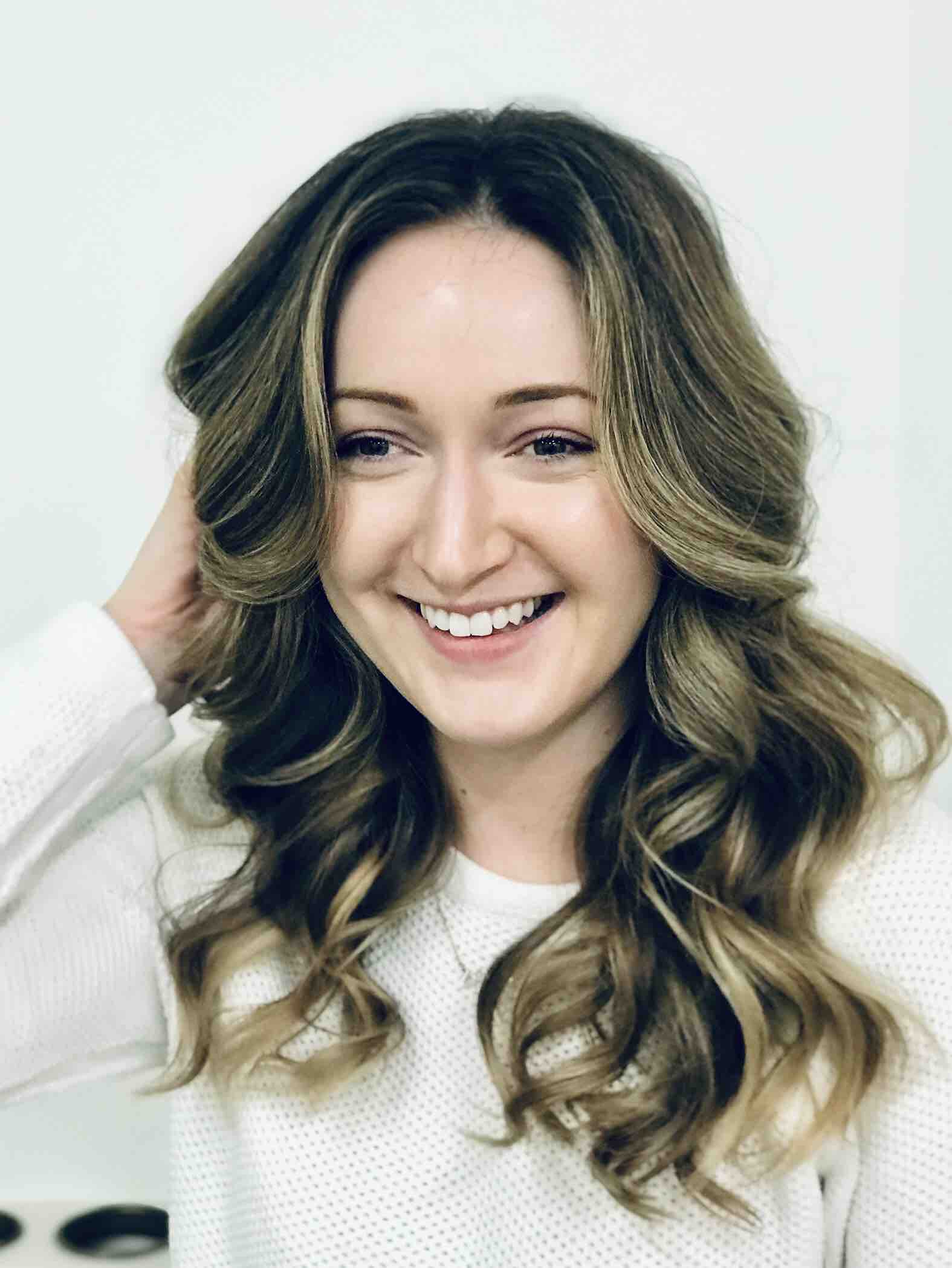 Partial Highlight and Blow-Dry