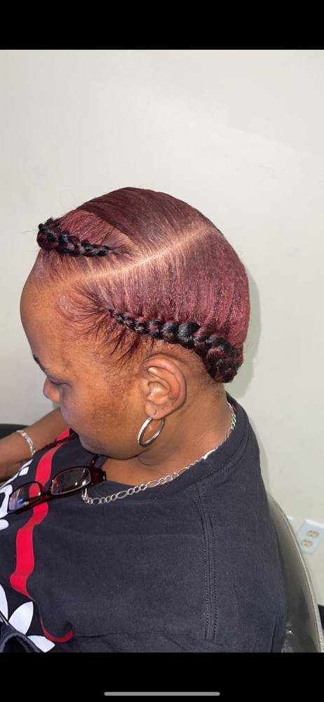 2 Feed In Braids
