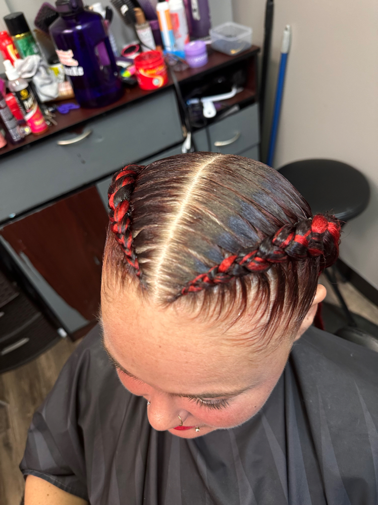 Feed in/Goddess 2 Braids