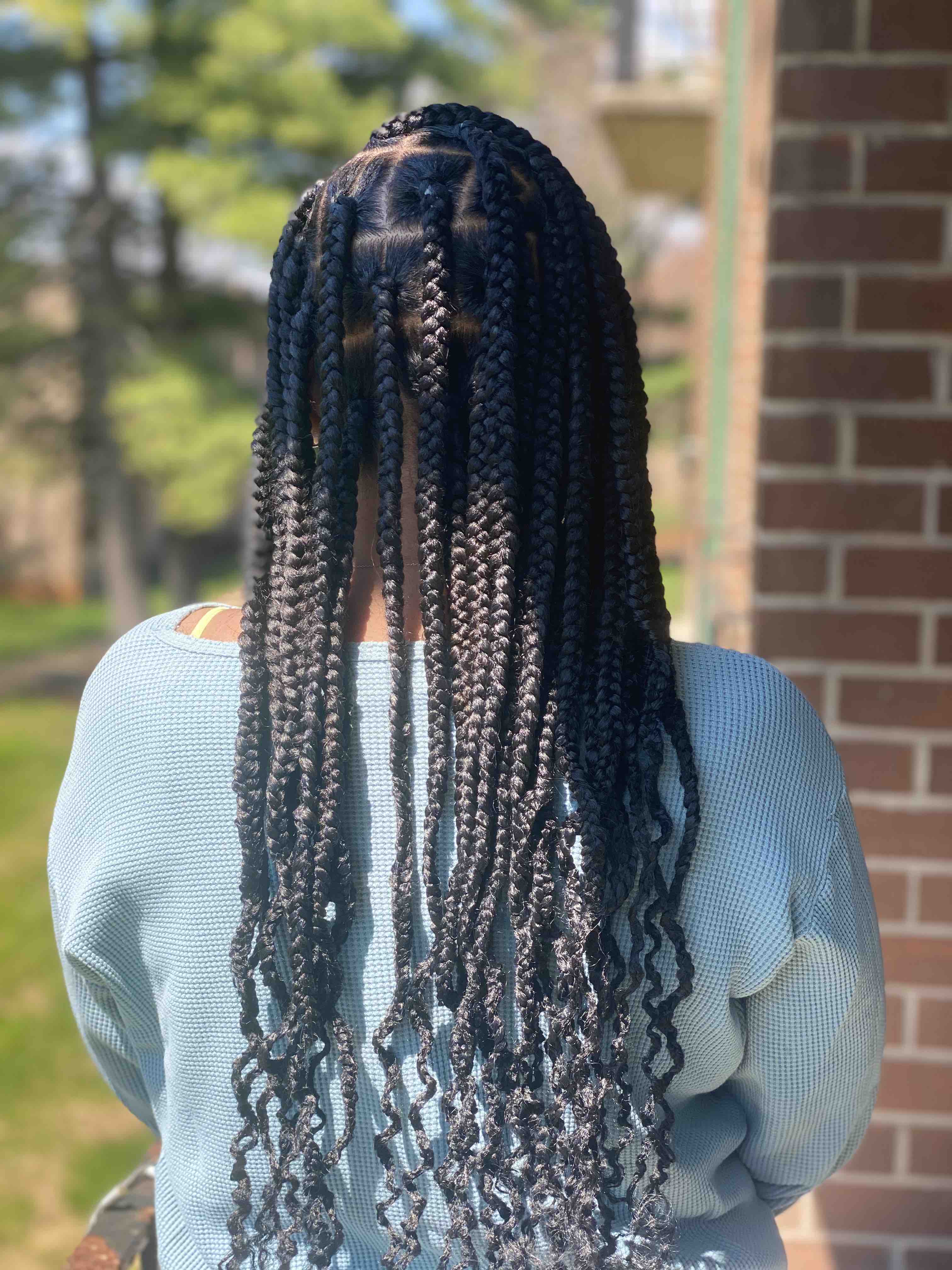 Jumbo Bohemian Knotless Braids