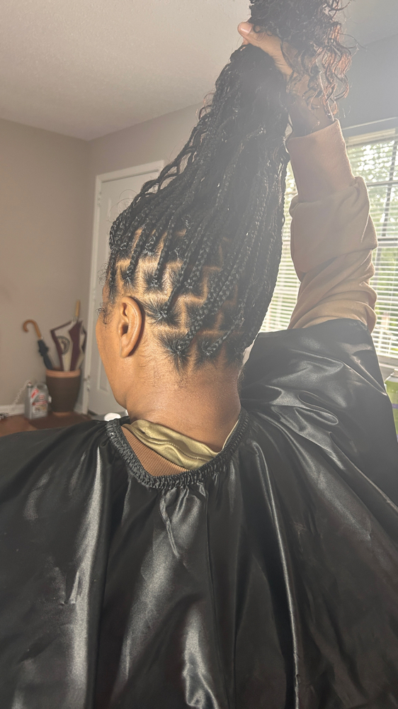 Knotless braids at Studio 1225 in Birmingham, AL
