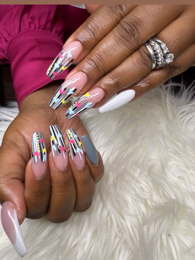 PLAIN FULL SET + GEL COLOR