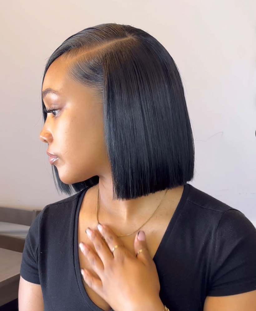 Bob Quick Weaves W/leave Out