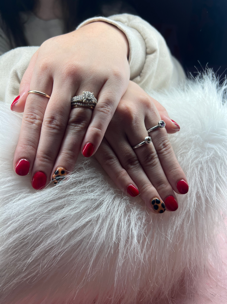 builder gel manicure at nailsby.shelbyy in New Boston, TX