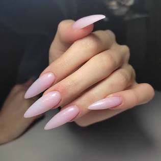 Hard gel manicure (long)