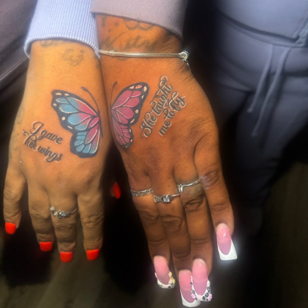 2 Small Or medium Tattoos For $100 at Tattoo Whitney Houston in Houston, TX