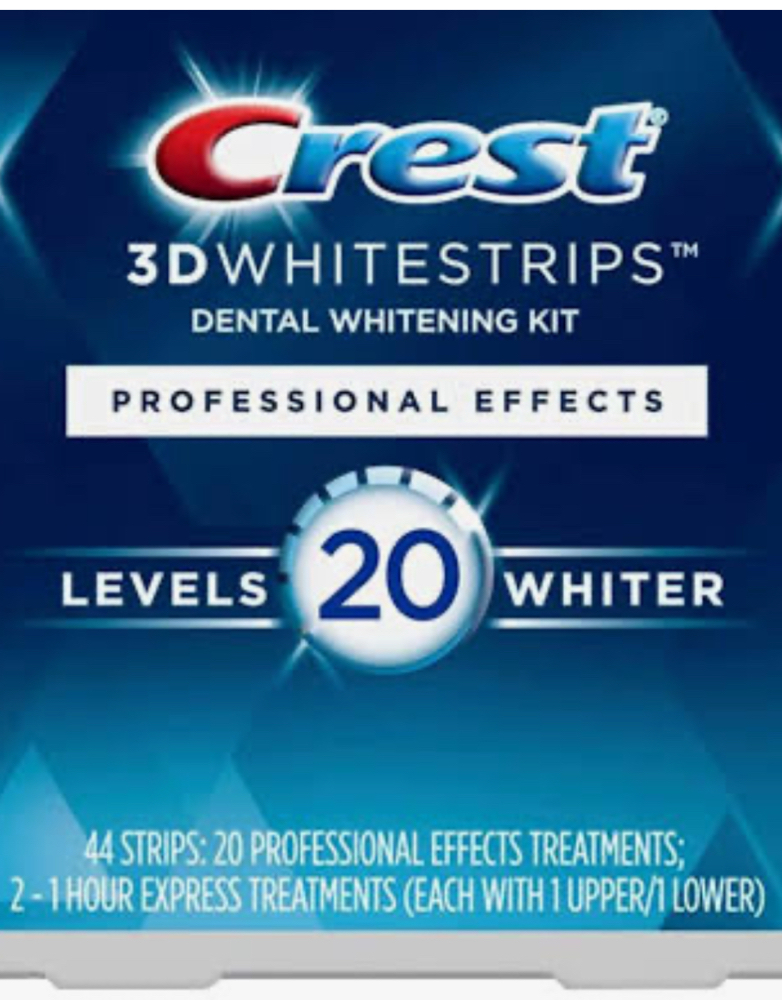 Crest 3-D One Whitening Strip Set
