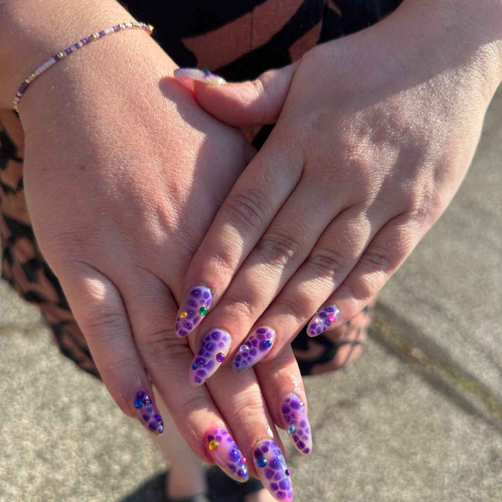 Long Acrylic at Joyride Hair Studio in Lafayette, IN