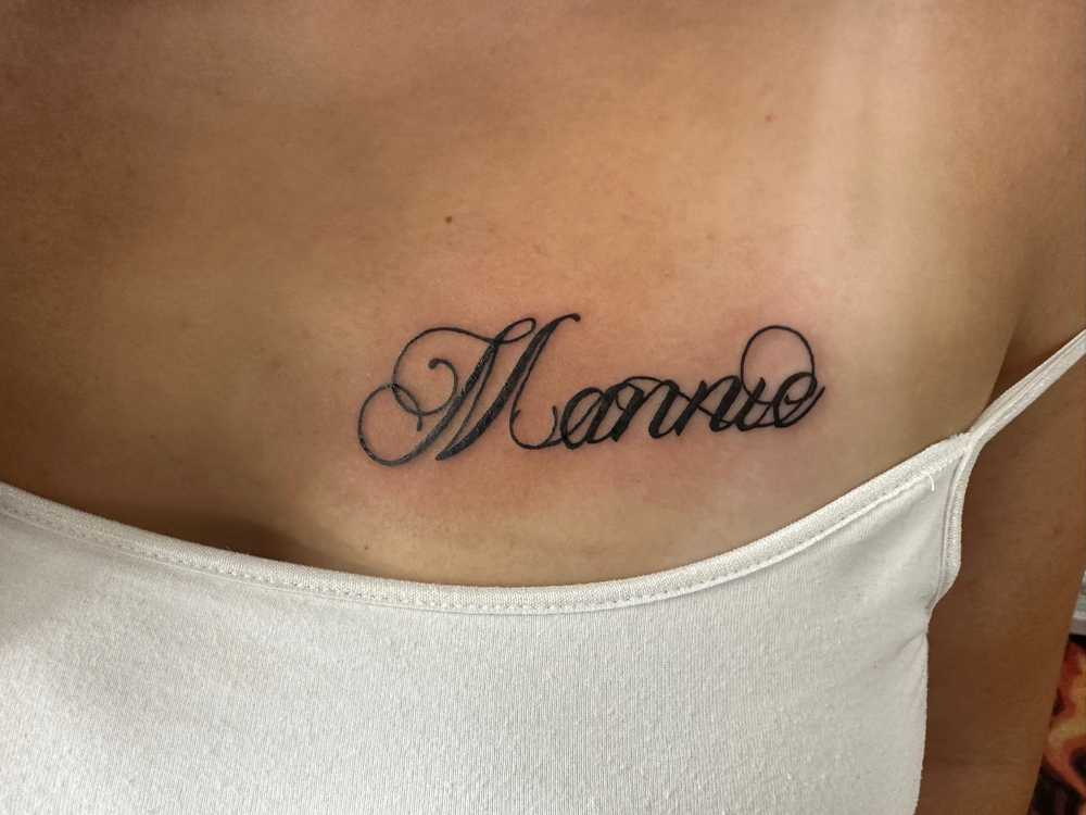 Mini Tattoos And Script at Mk Tattoos in Cedar Rapids, IA