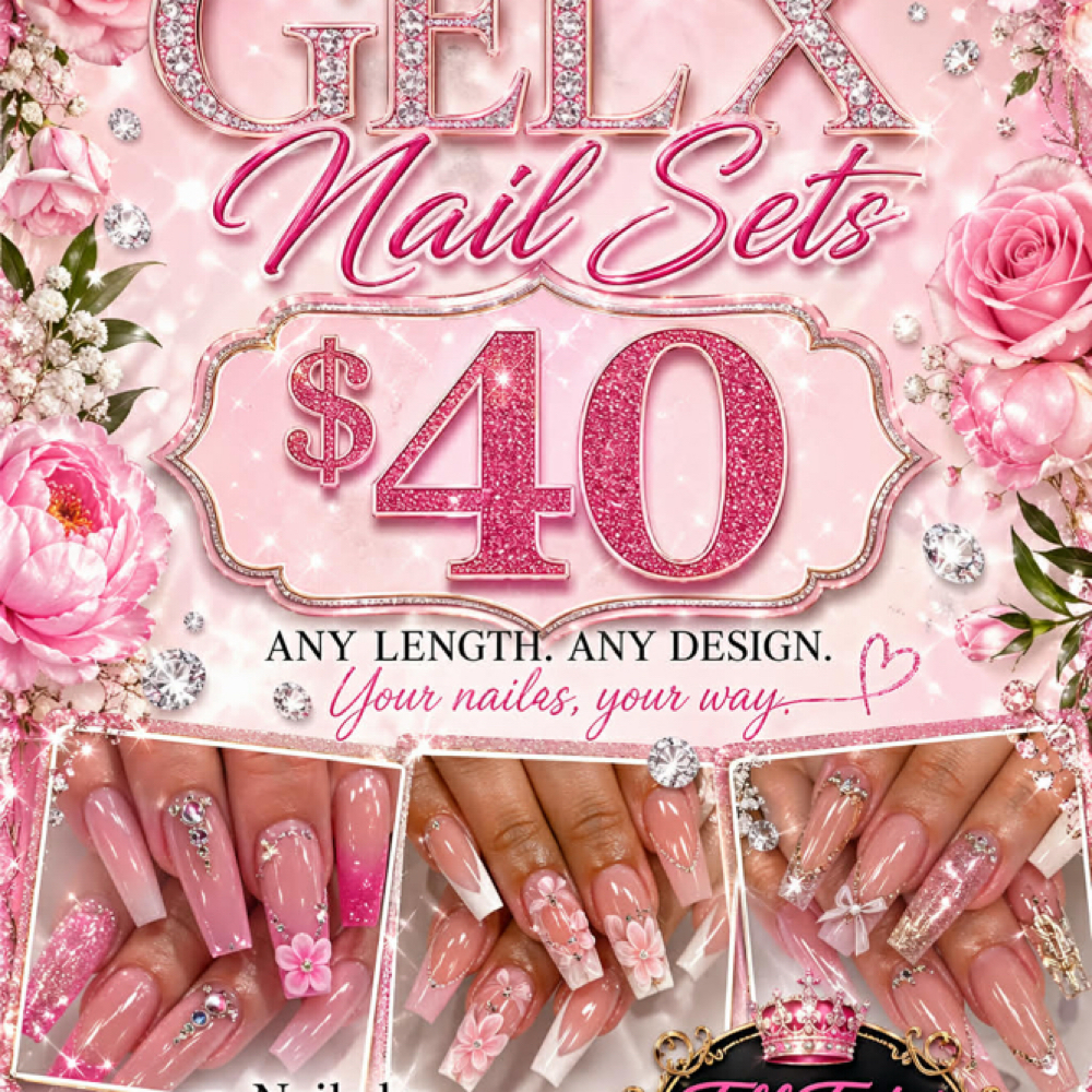 $40 Gel X Full Set with Sonja at Tiff-tastic’s Salon and Spa East in Battle Creek, MI