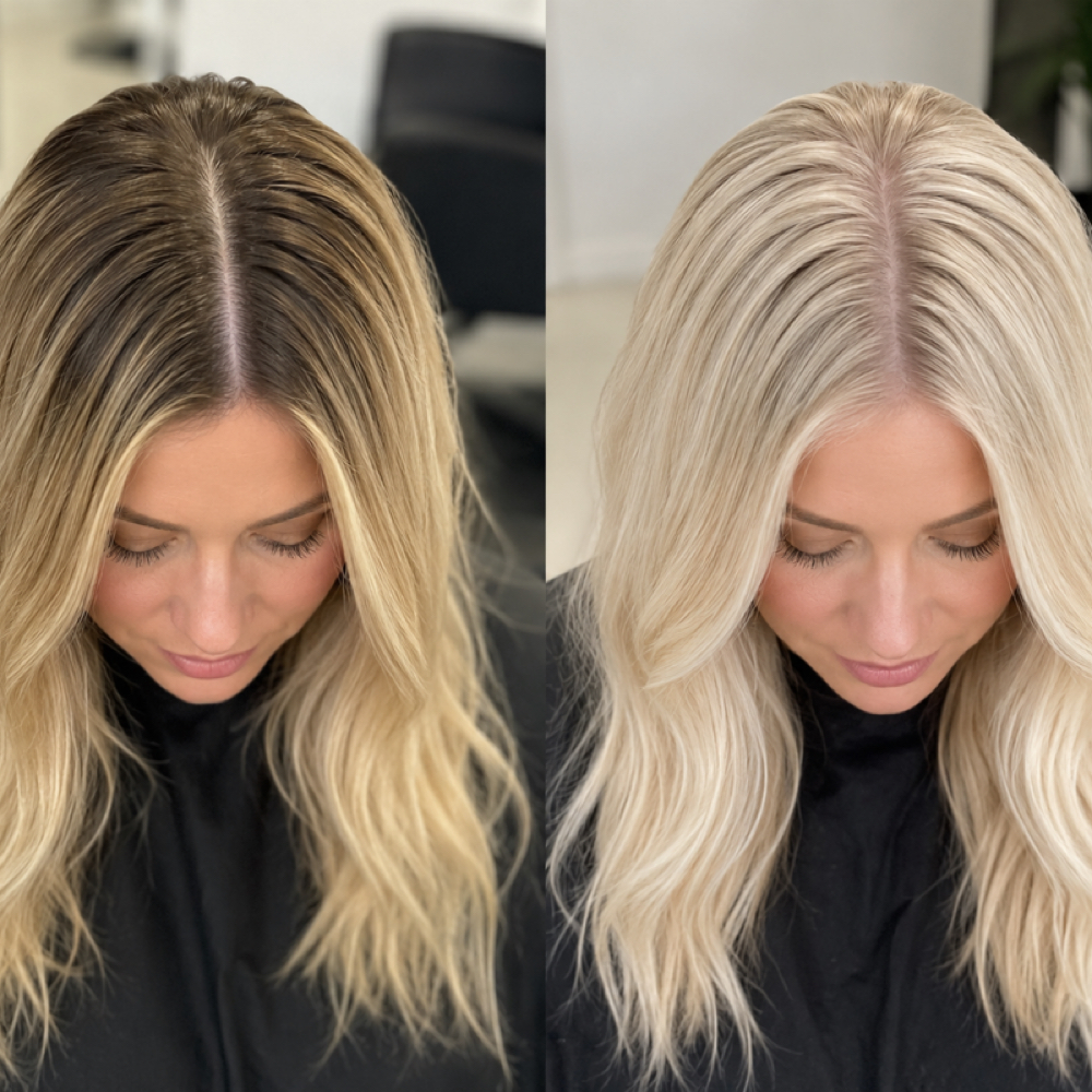 Blonde Retouch & Tone at Hair by Amberlyn in Plano, TX