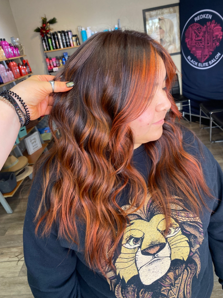 Lived in Foilayage with Root Color