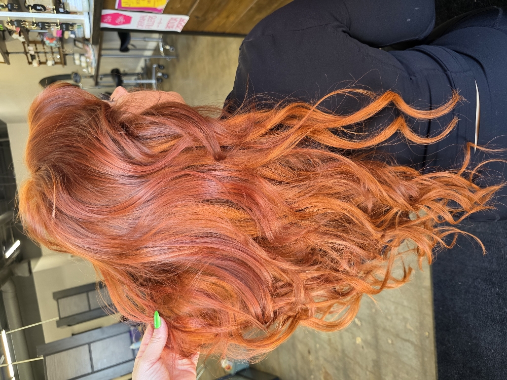 SOLID All Over COLOR at Allie Germany // Hair Sculptor in Wichita Falls, TX
