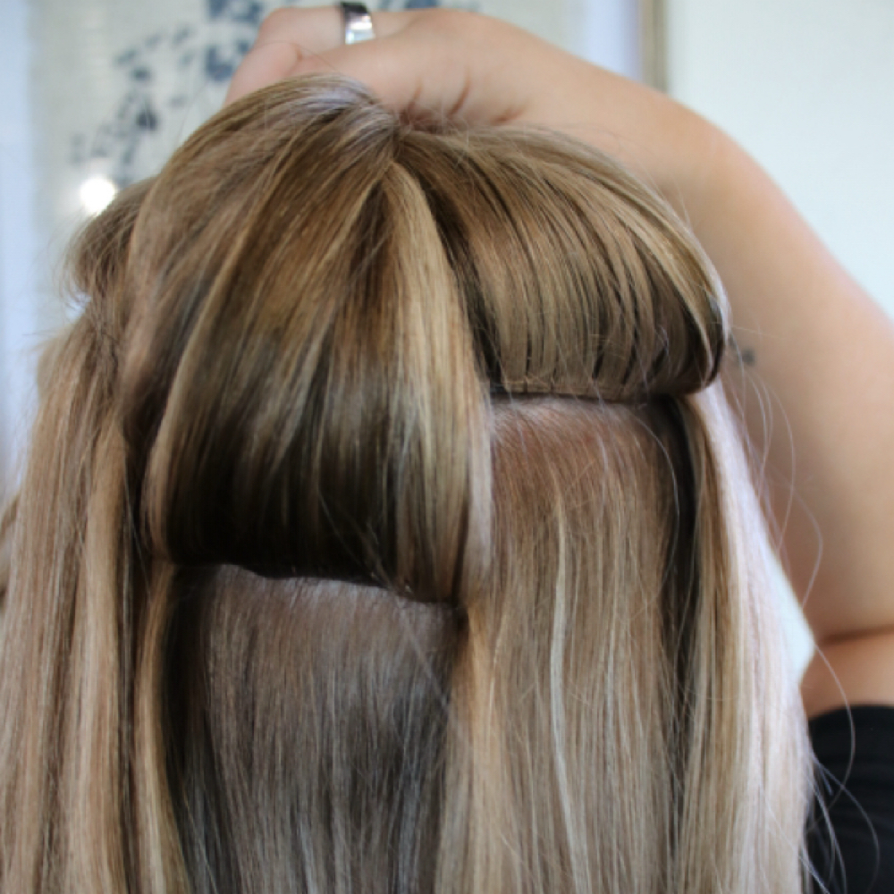 Invisible extension Maintenance at Hair by Aspen x Mia Salon in Mckinney, TX