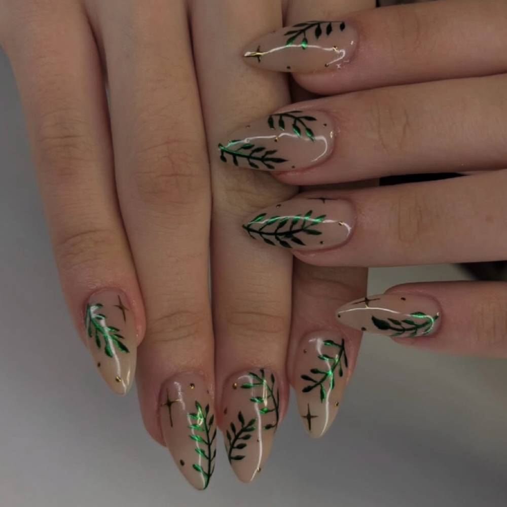 Elaborate Nail Art at Gels By Bells in Brunswick, ME