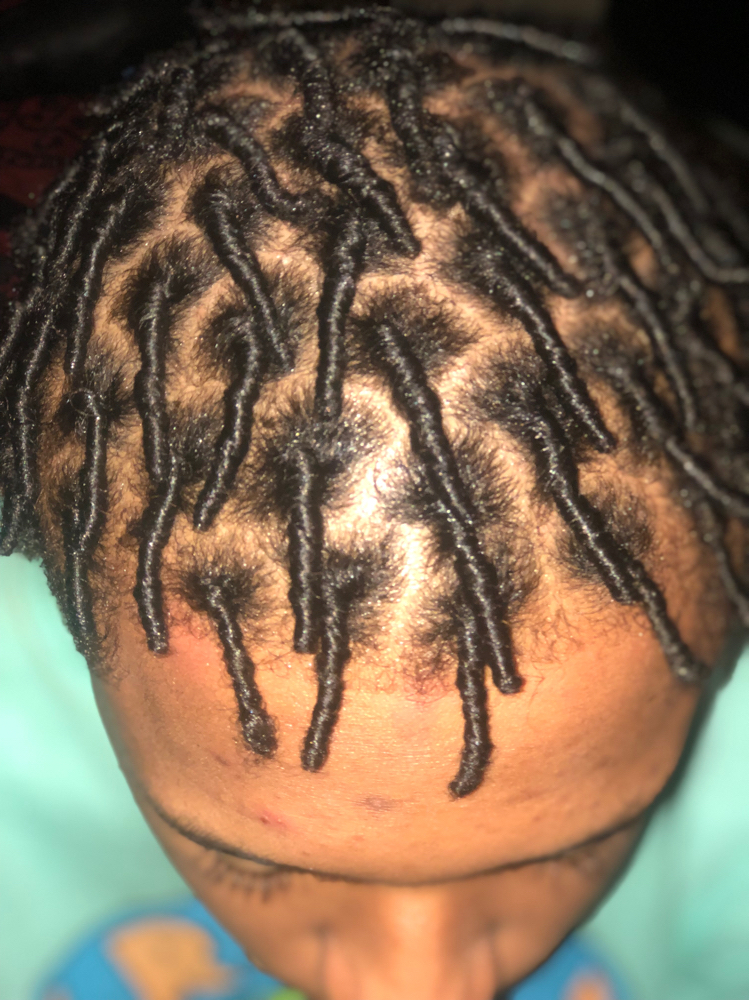 Starter locs - (method Comb Coil)