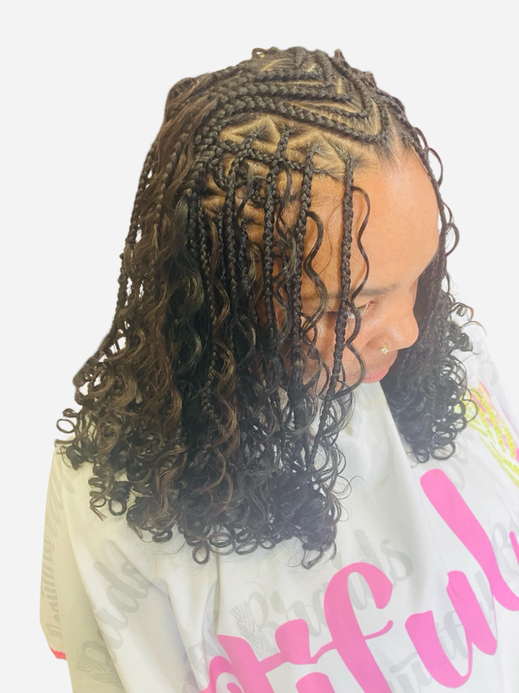 Fulani Flip Boho BoB W/hair Include at Beautiful Braids LLC in Oakland, CA