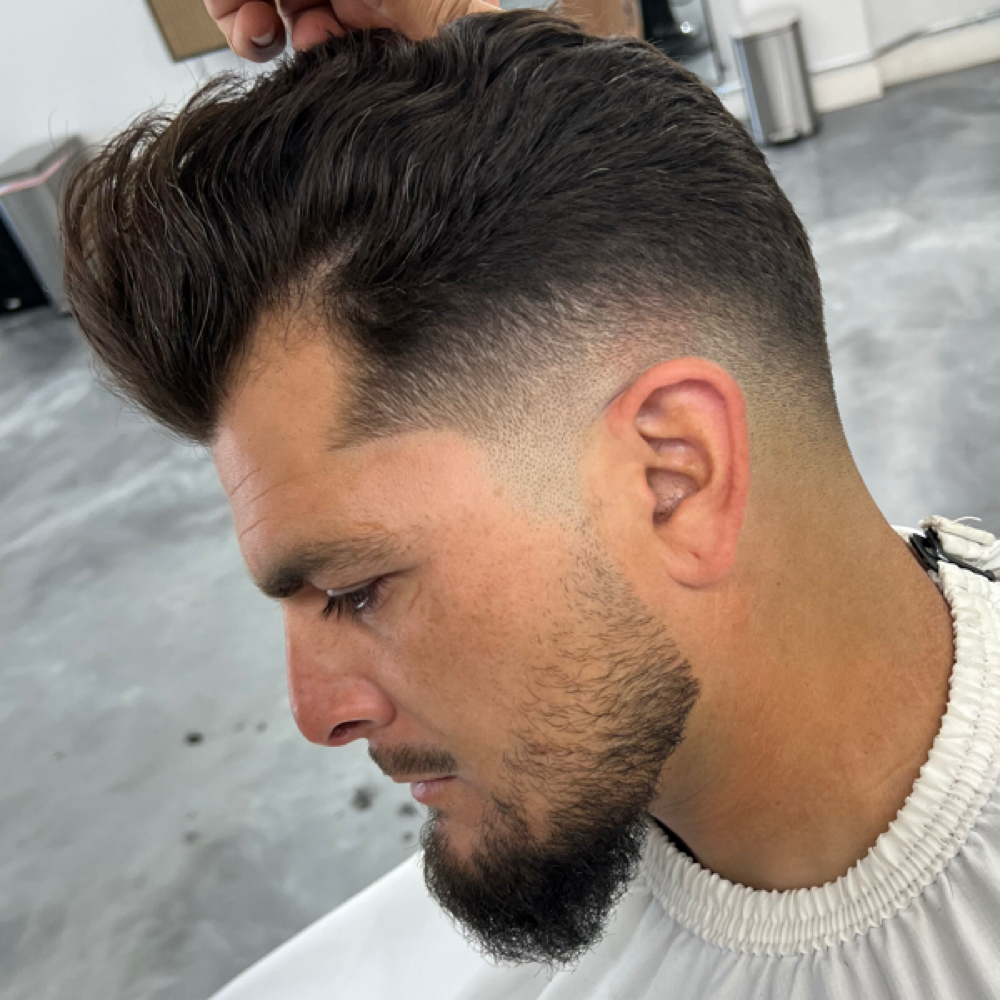 Men’s Haircut + Beard at Slik Barbers in Riverside, CA
