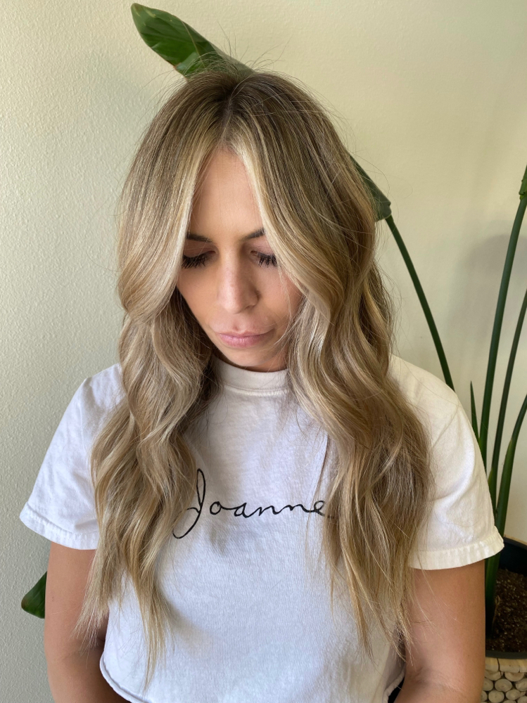 Full Head Highlight & Root Tap
