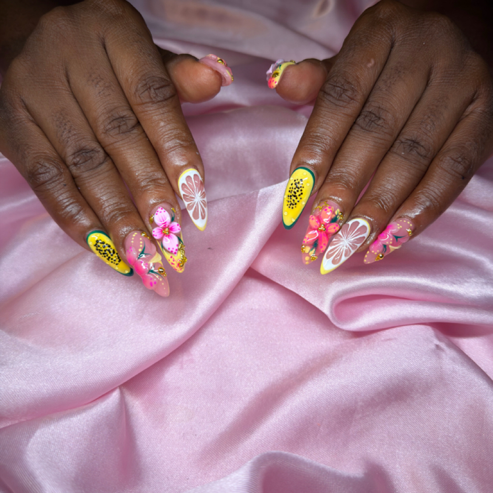 3D Desings at Nails Glam By Yeli in Reading, PA