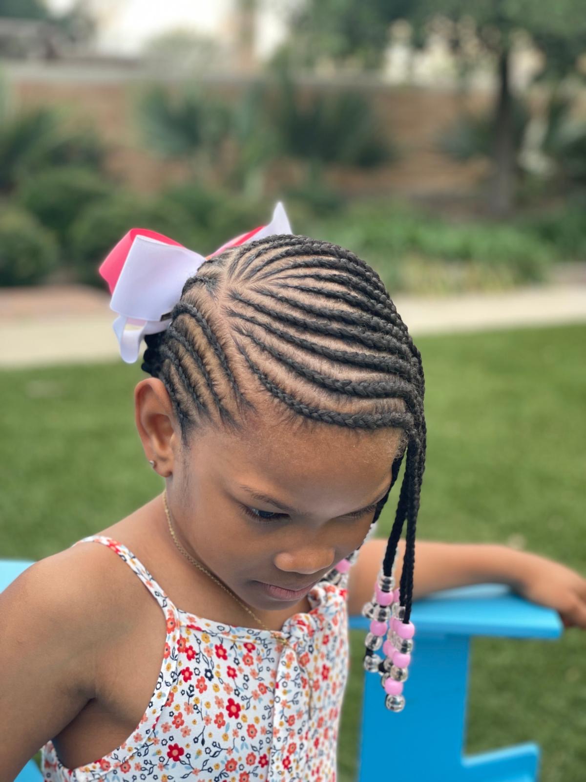 Cornrows with extensions