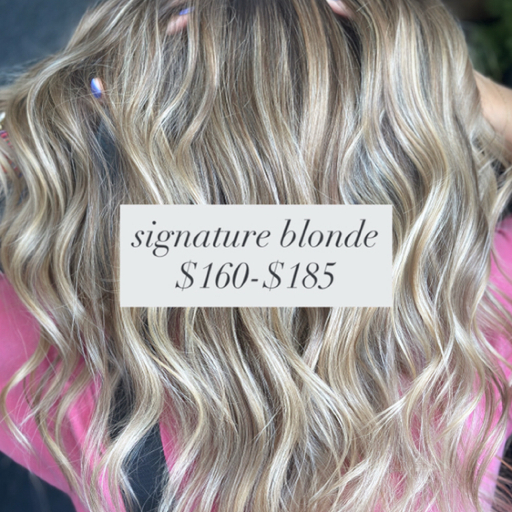 Signature Blonde at Macara Salon + Spa in Joplin, MO