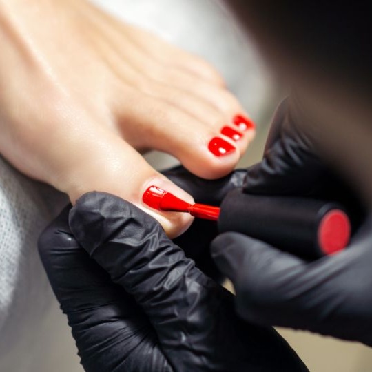 Classic Pedicure at The Red Room Salon in SPRING HILL, FL