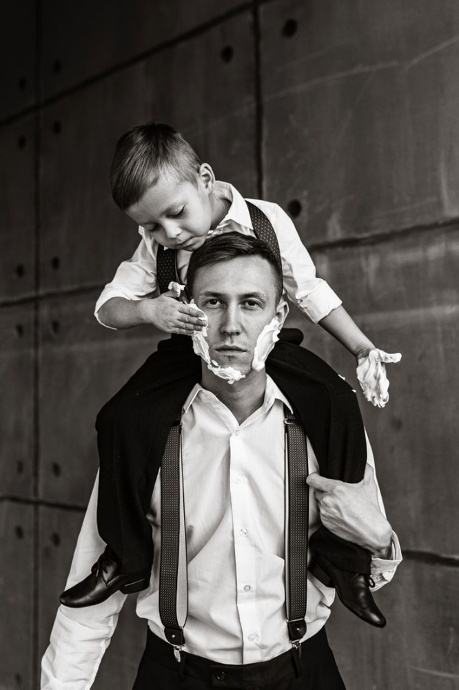 Padre Sin Barba + 1 niño at B For Men in PR., PR