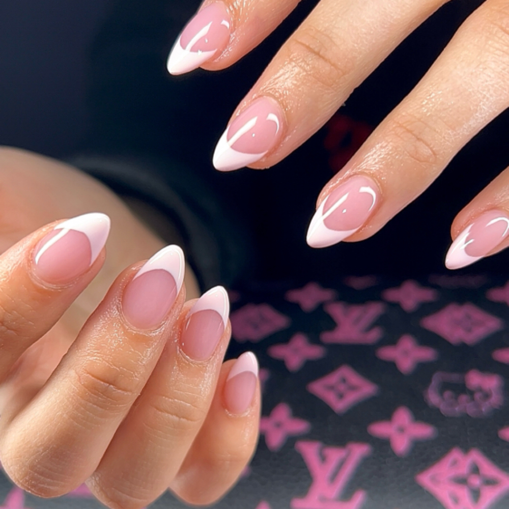 French Tips at Alyssa Acrylics in Silex, MO