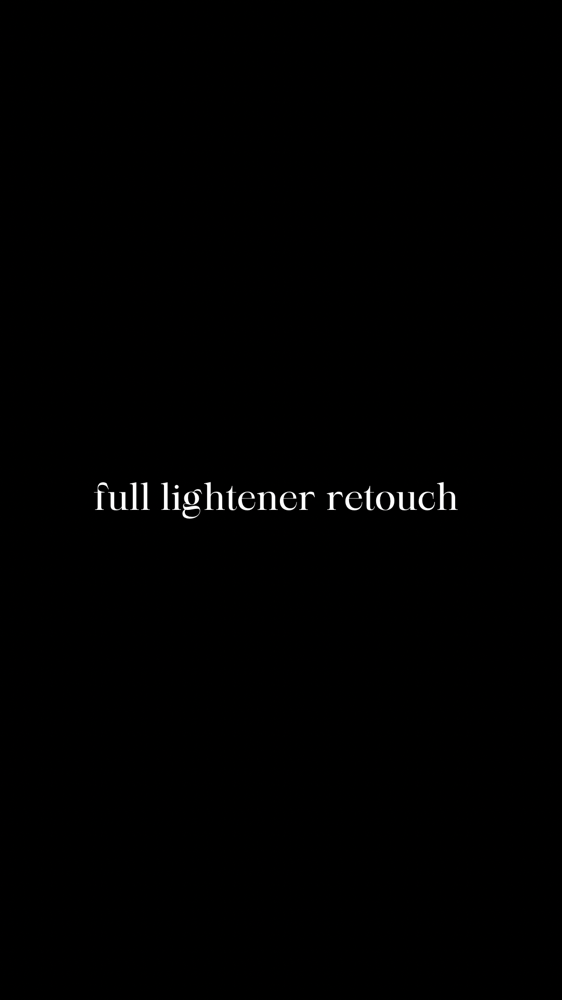 Full Lightener Retouch