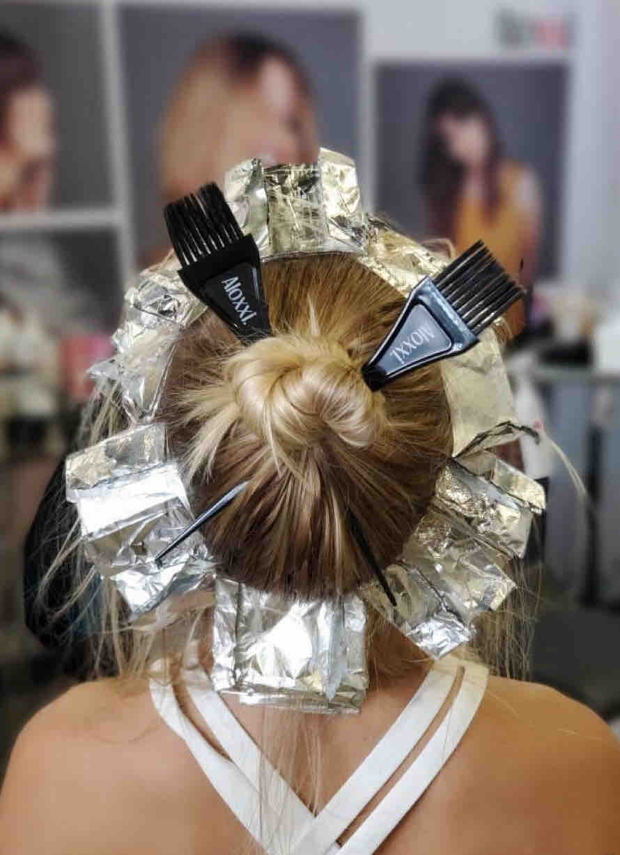 Hairline/Fringe Foil Or Balayage