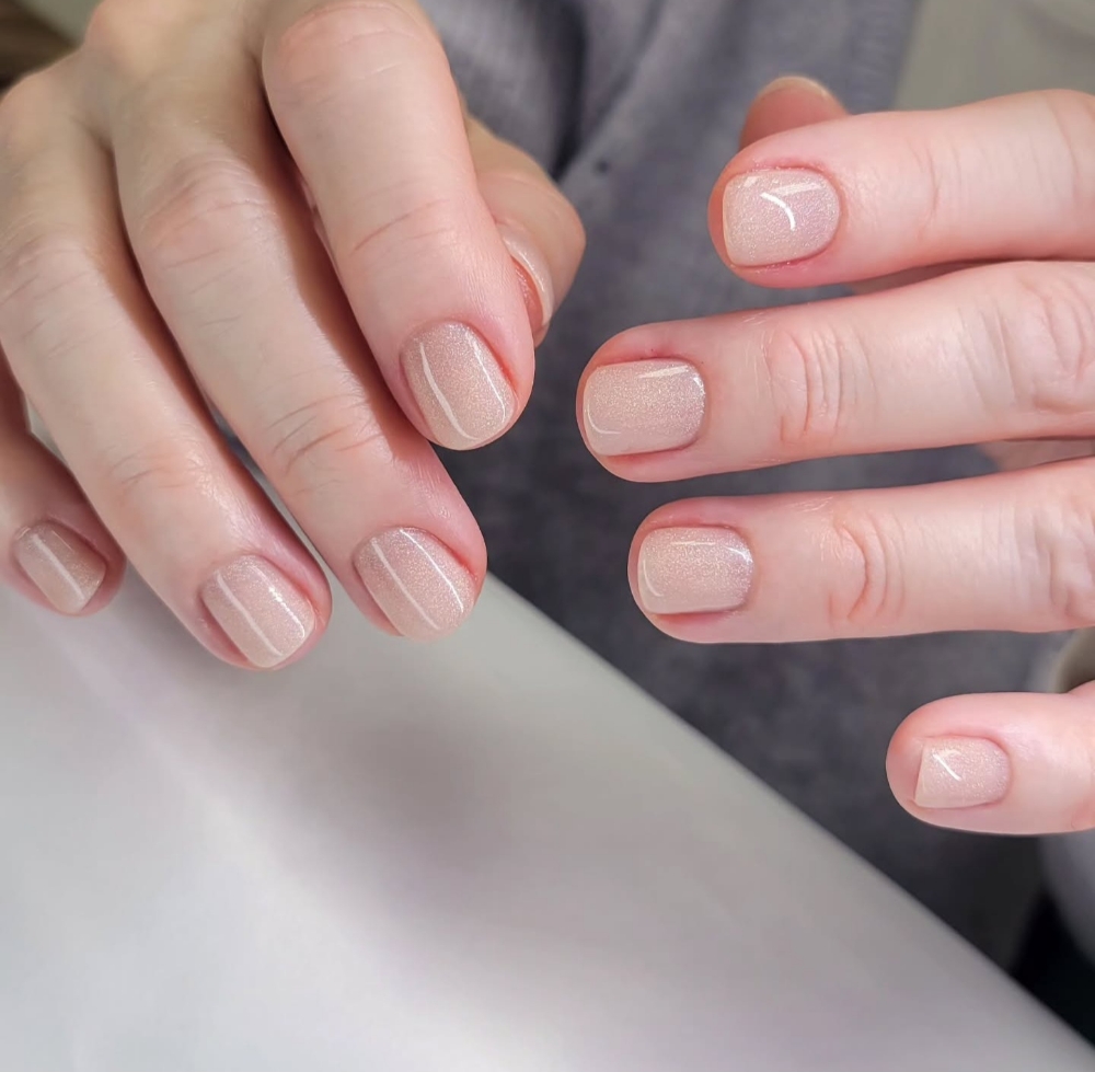 BIAB Overlay On Short Nails