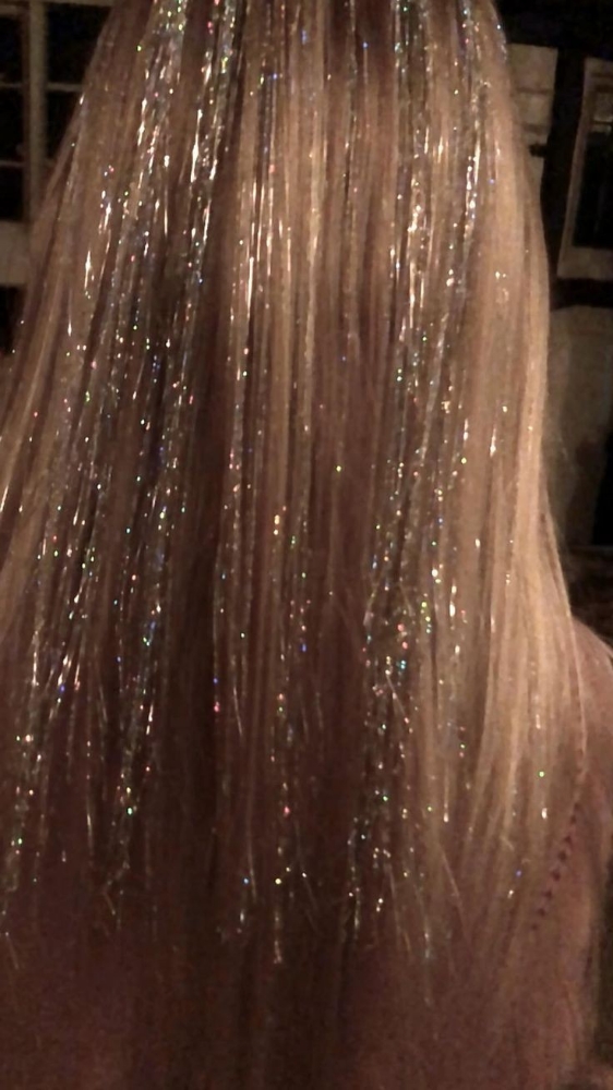 Hair Tinsel at Scarlett O'Hair in Waveland, MS