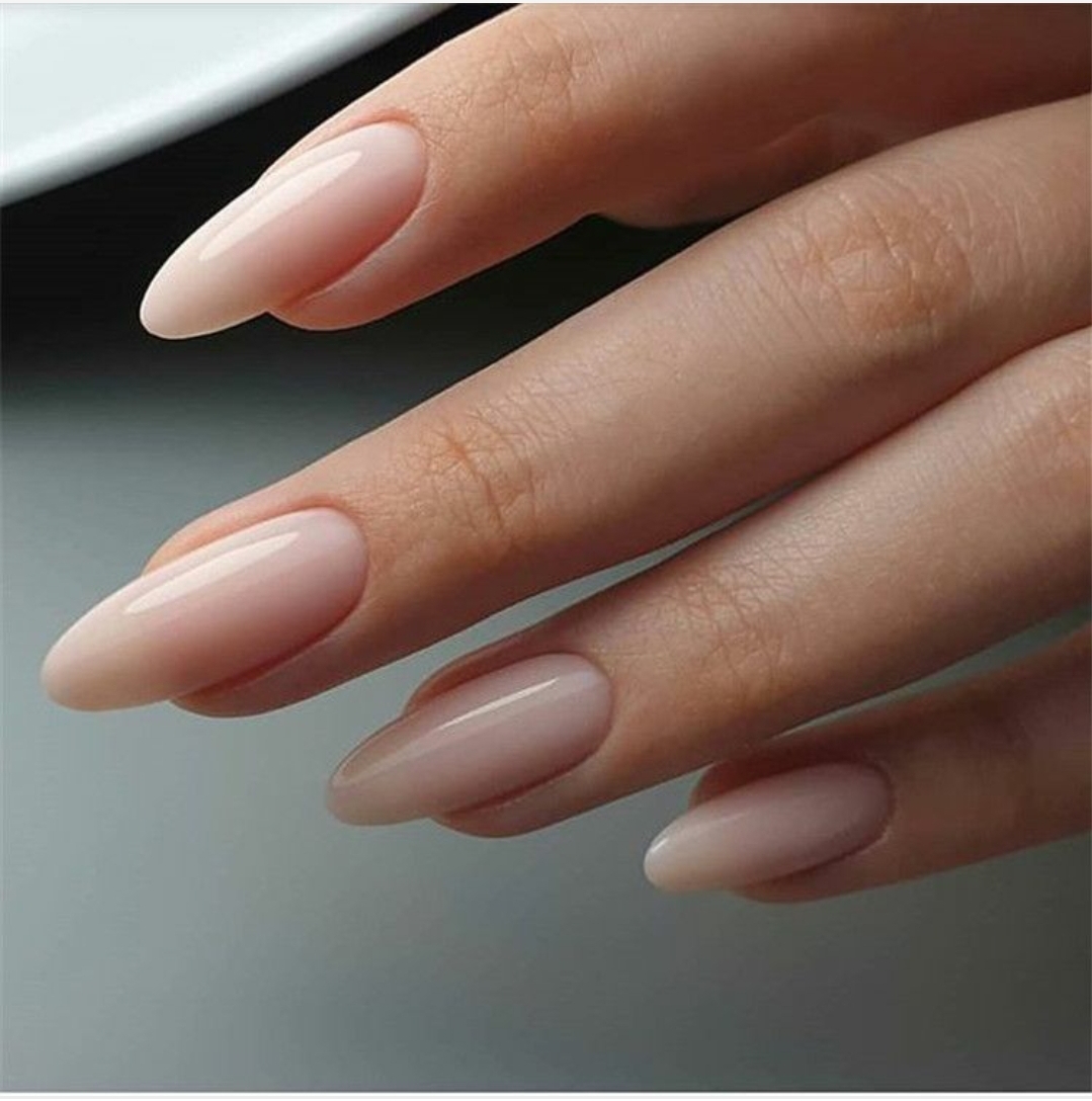 Hard Gel Overlay On Natural Nails at Notorious Nails By Amber in Glendale, AZ