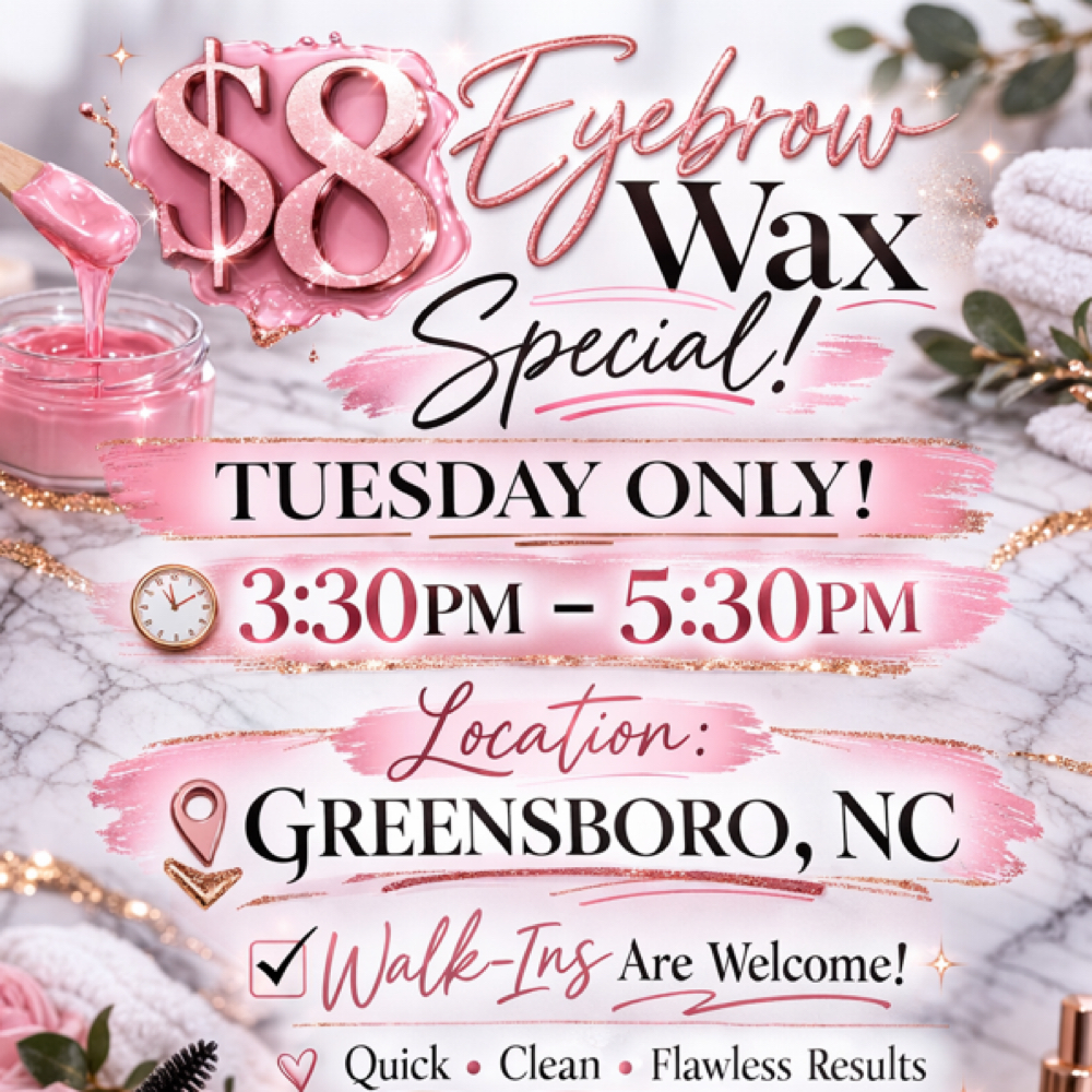 $8 Eyebrow Wax at SAGEipsum in Greensboro, NC