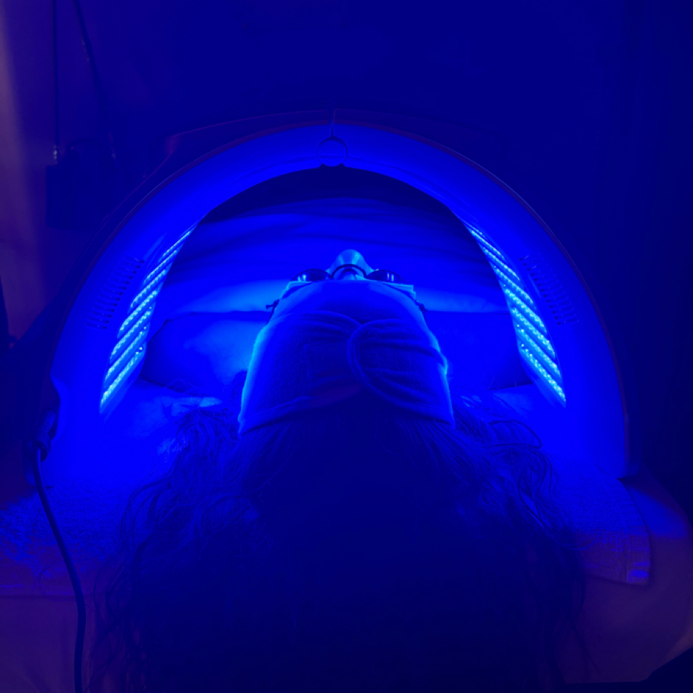 LED light therapy add on at Belle Beauty by Haley in Oakridge, TN