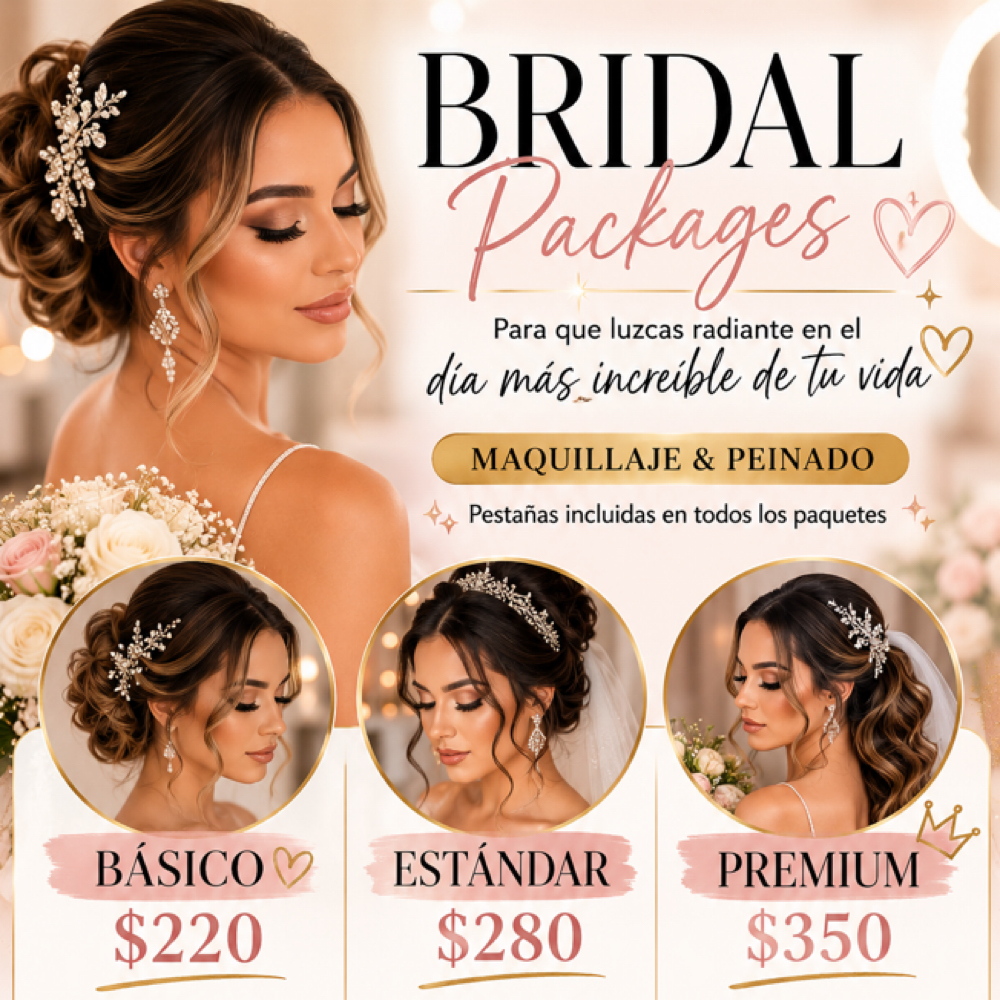 BRIDAL packages✨ at EJ Beauty Studio in Friendswood, TX